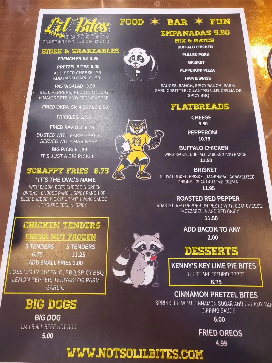 Menu 3