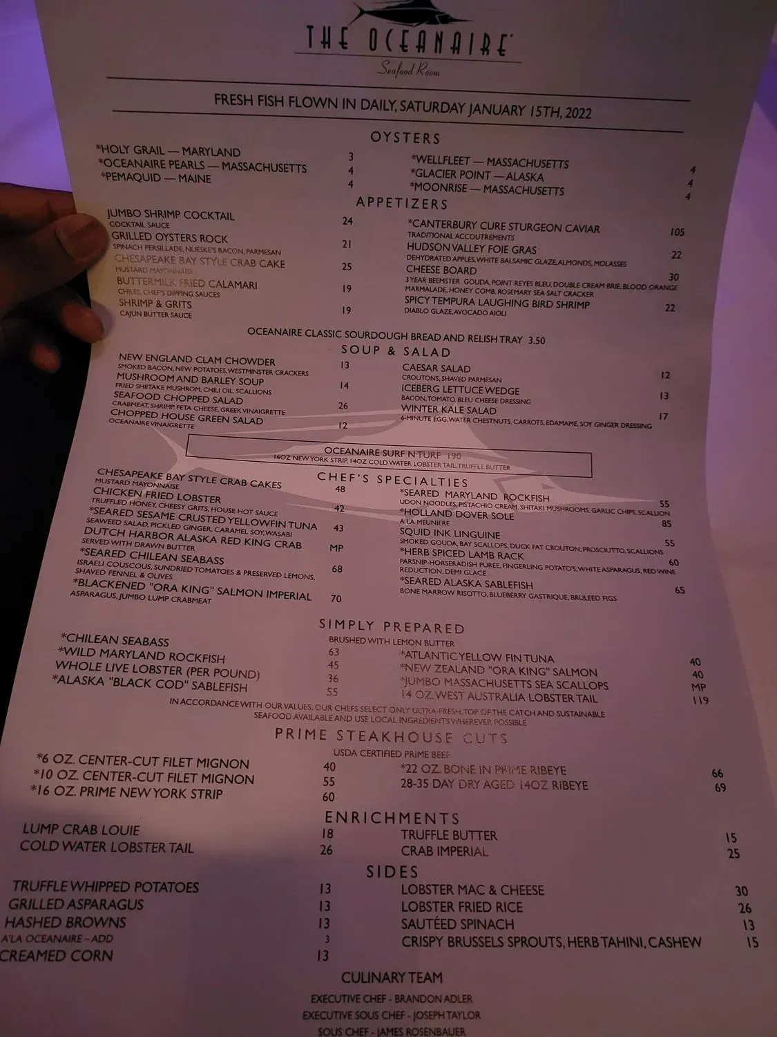 Menu 5