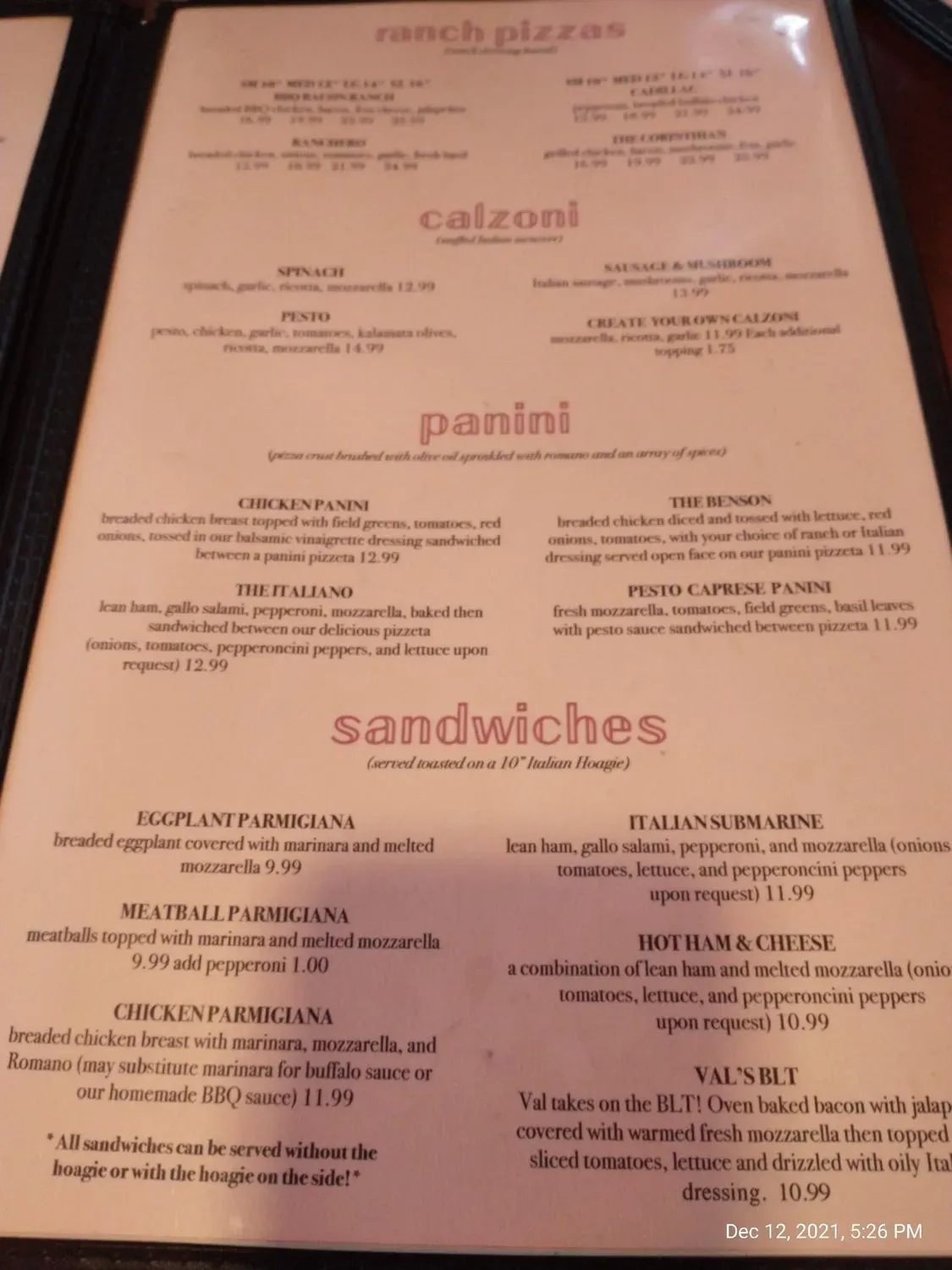 Menu 2