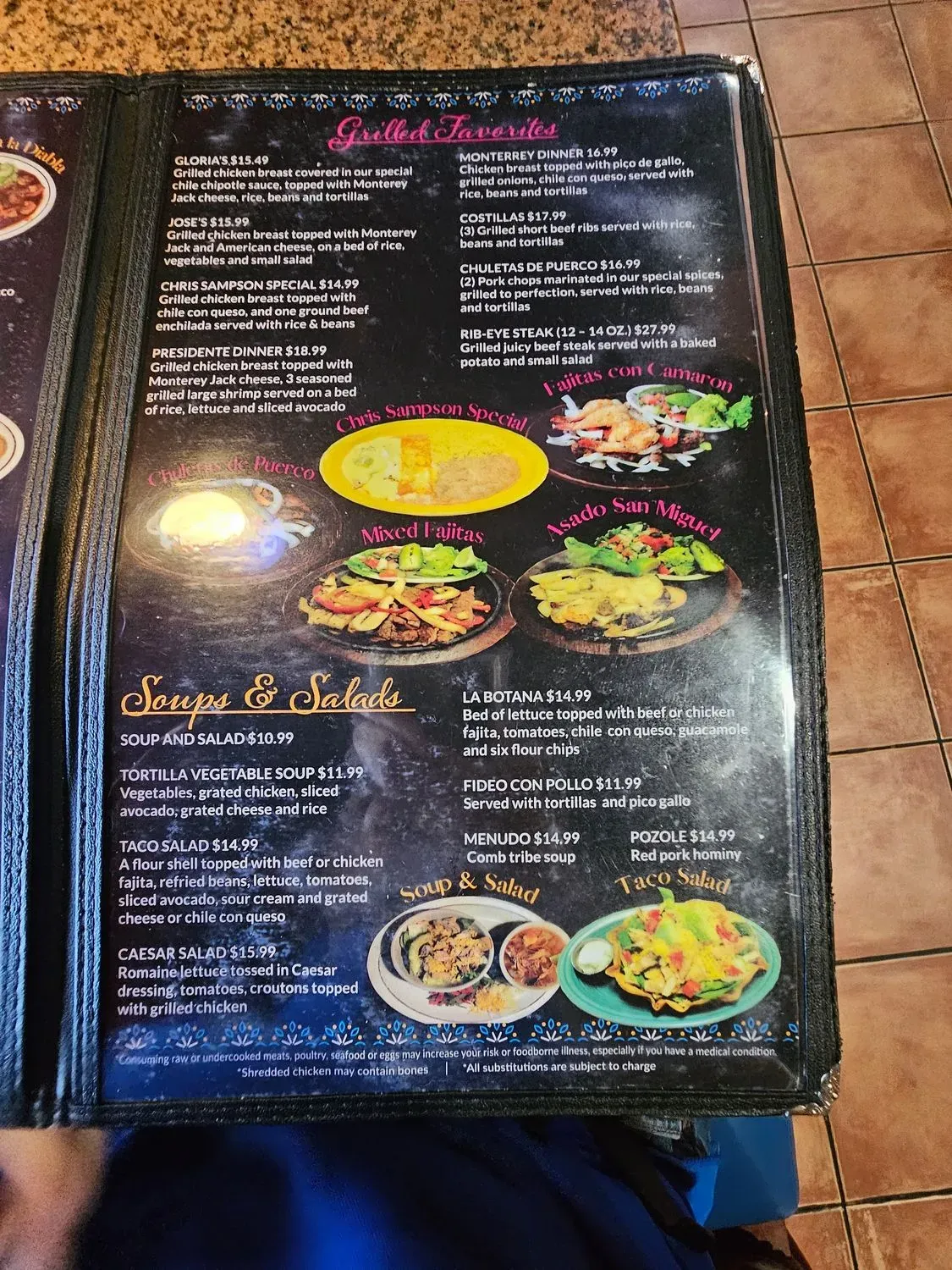 Menu 6