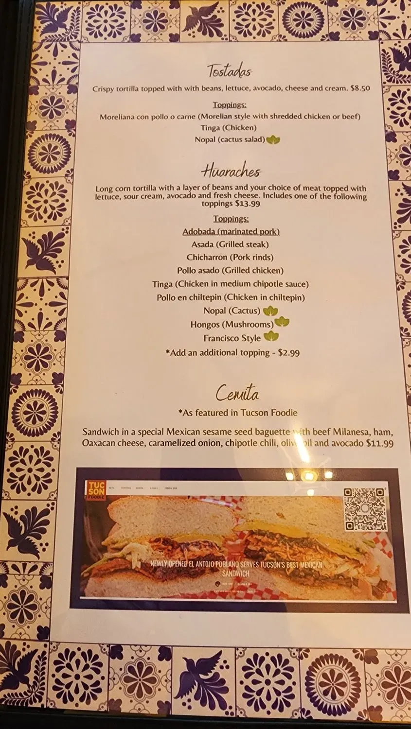 Menu 3