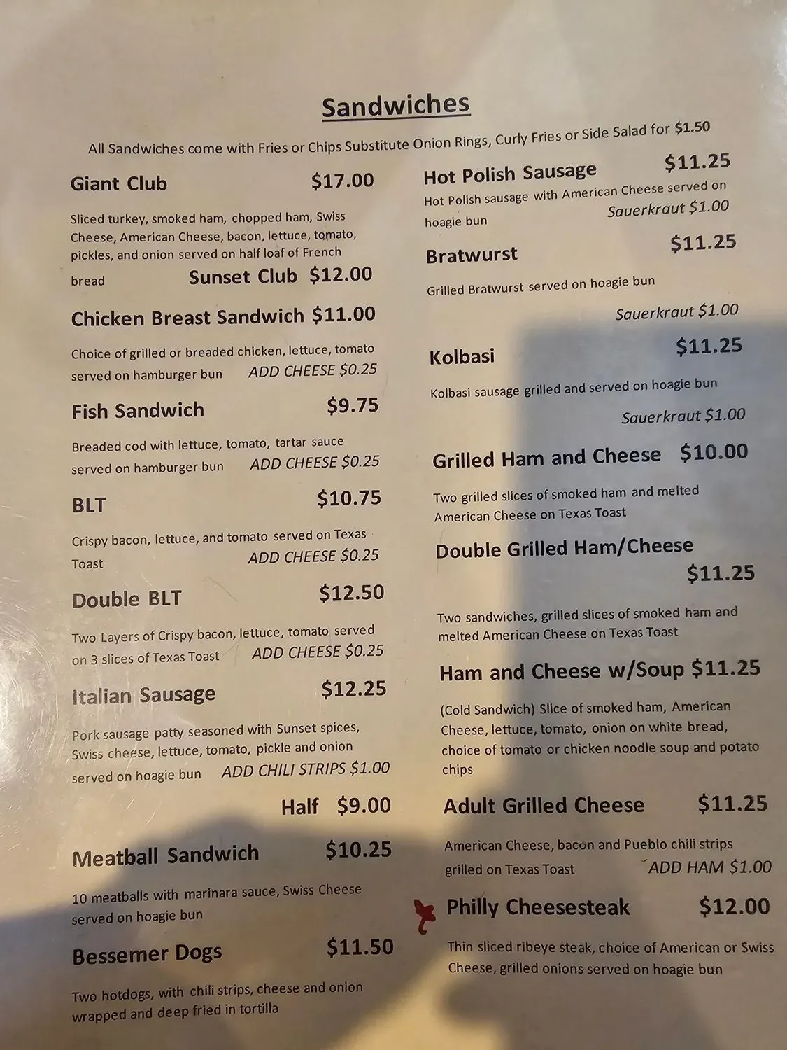 Menu 6