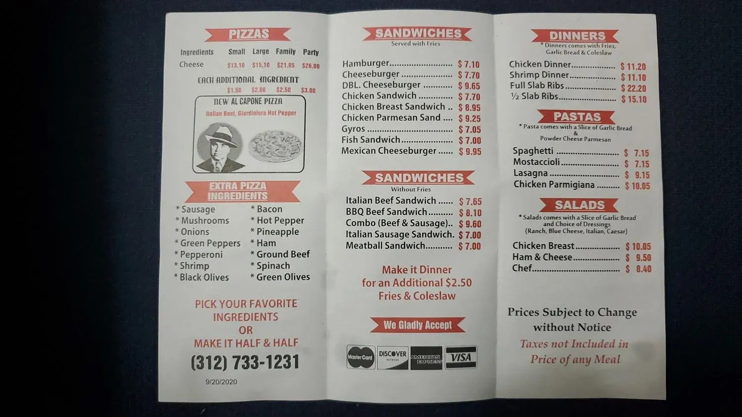 Menu 2