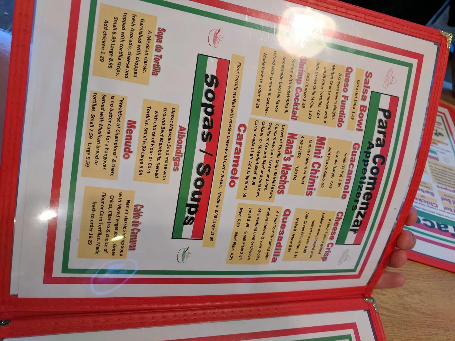 Menu 5