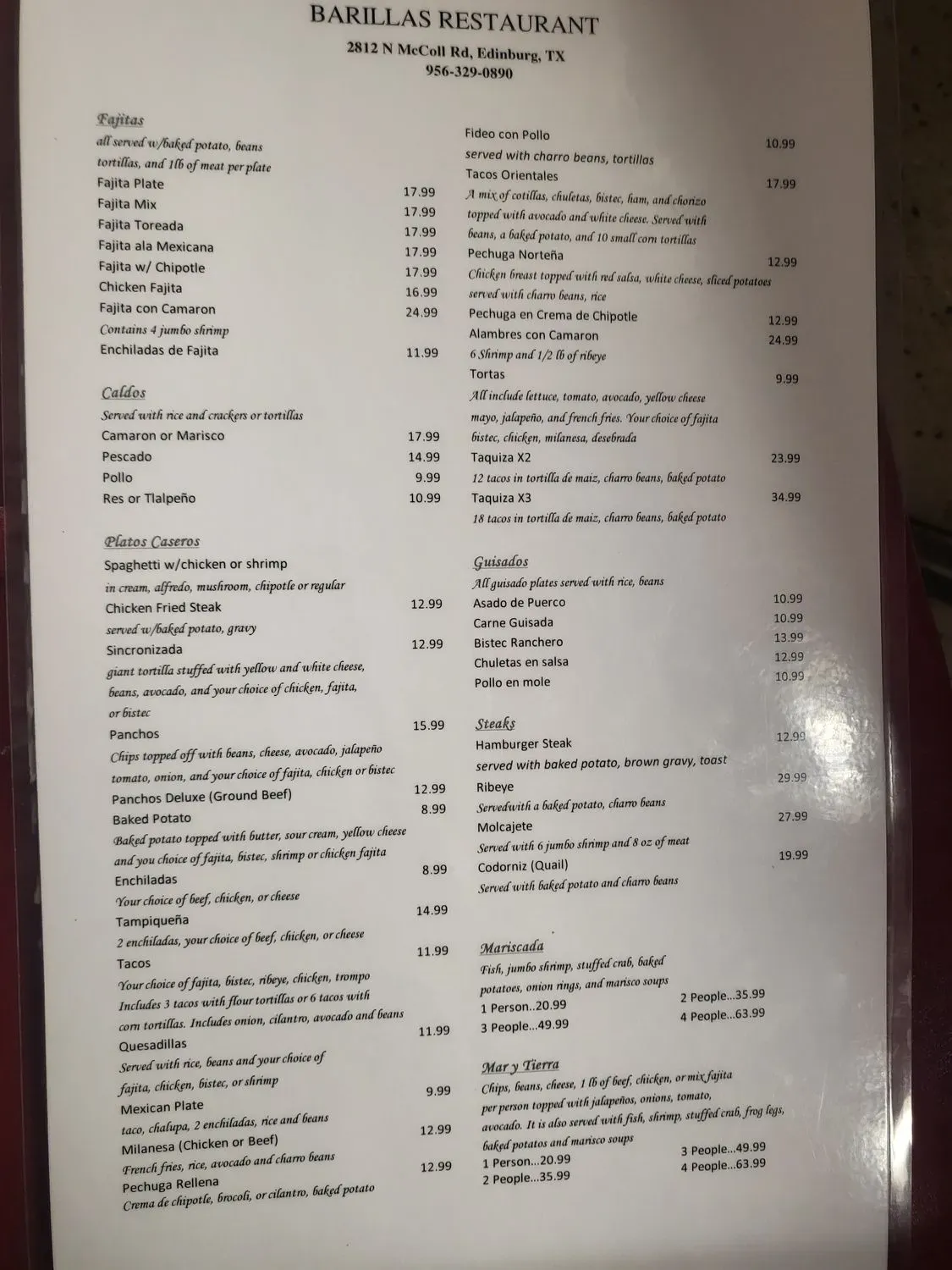 Menu 2