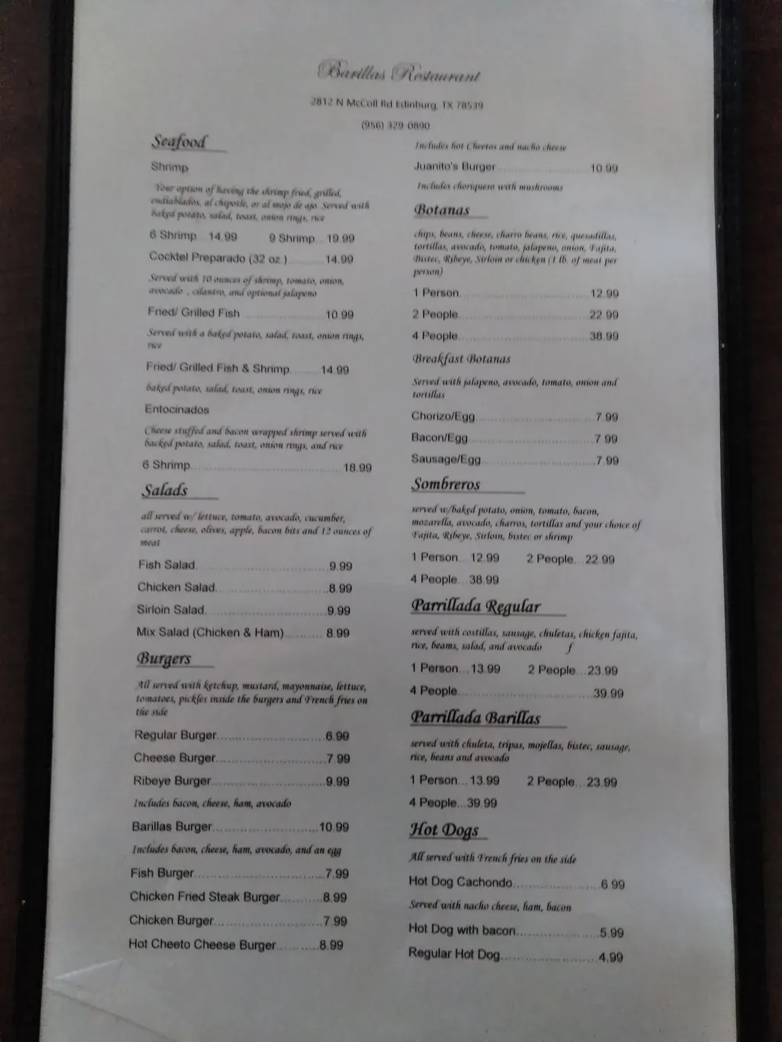 Menu 3