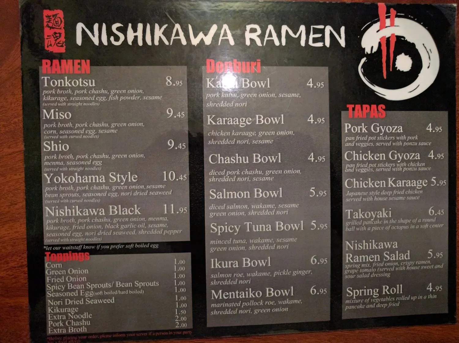 Menu 6