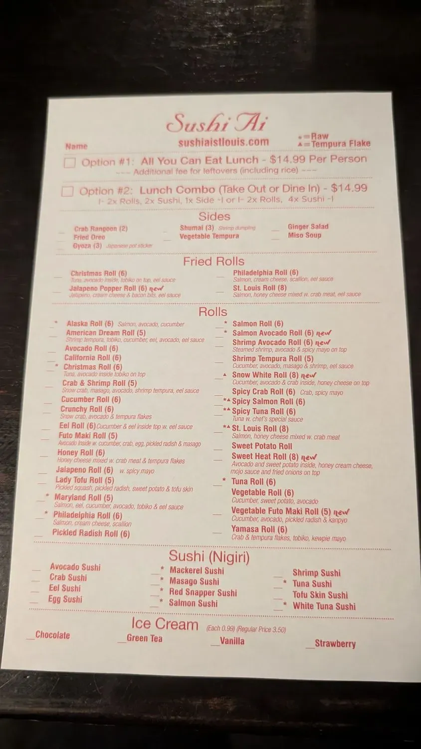 Menu 5