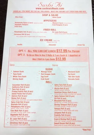 Menu 2