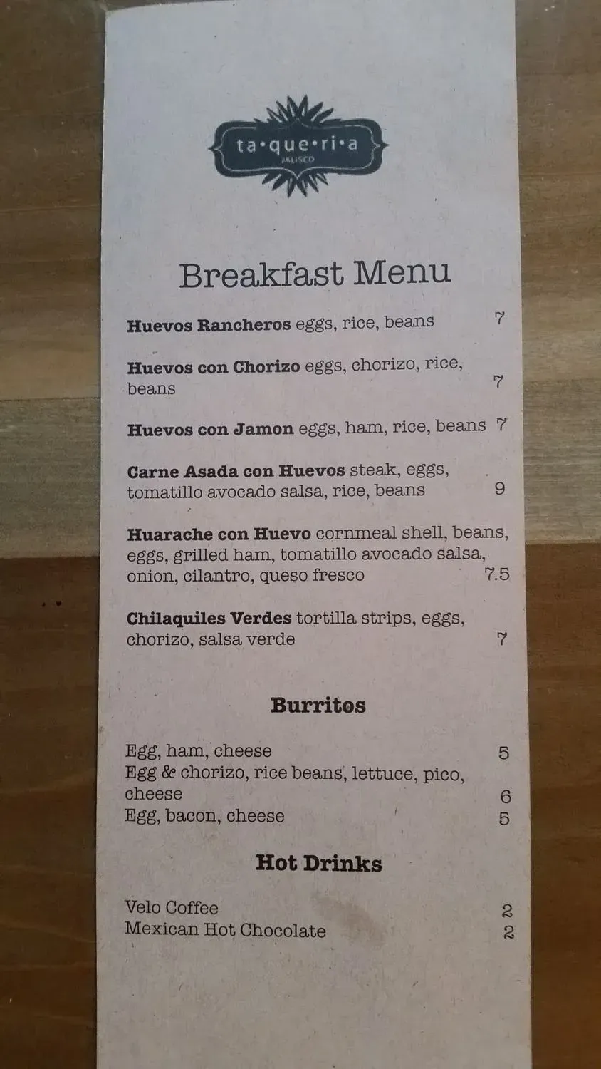 Menu 5