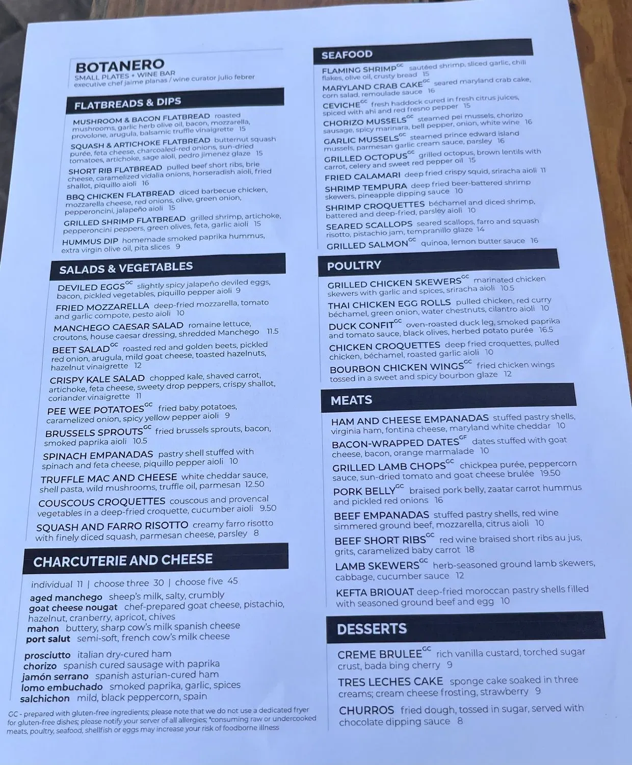 Menu 2