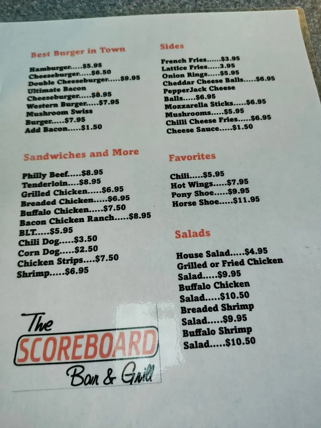 Menu 4