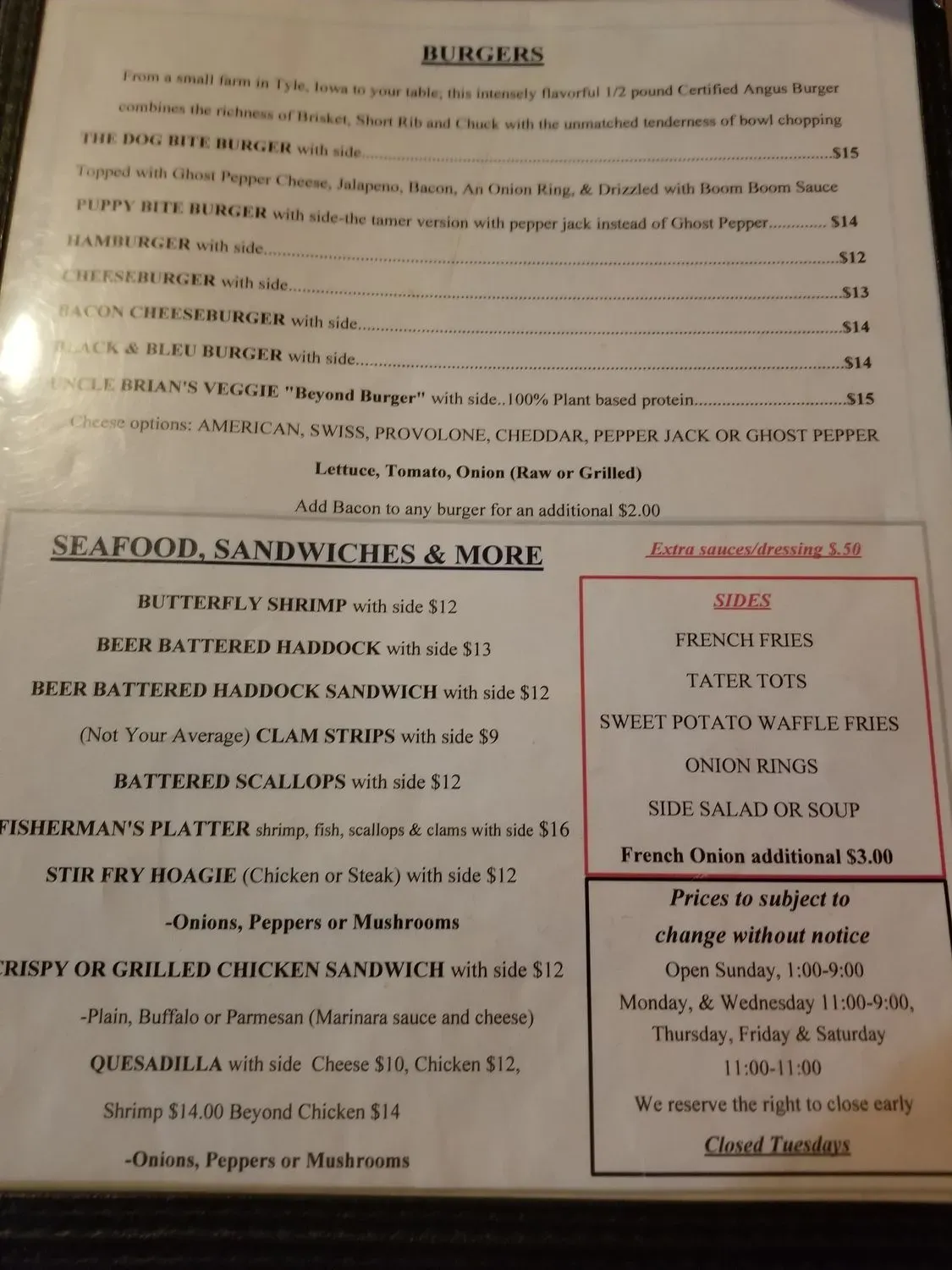 Menu 4