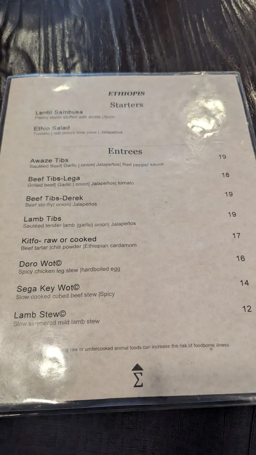 Menu 6