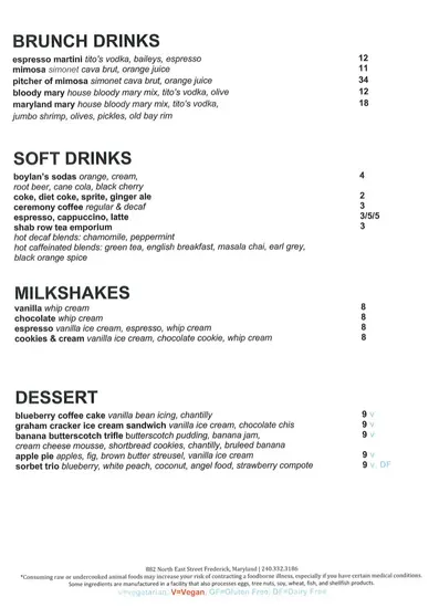 Menu 5