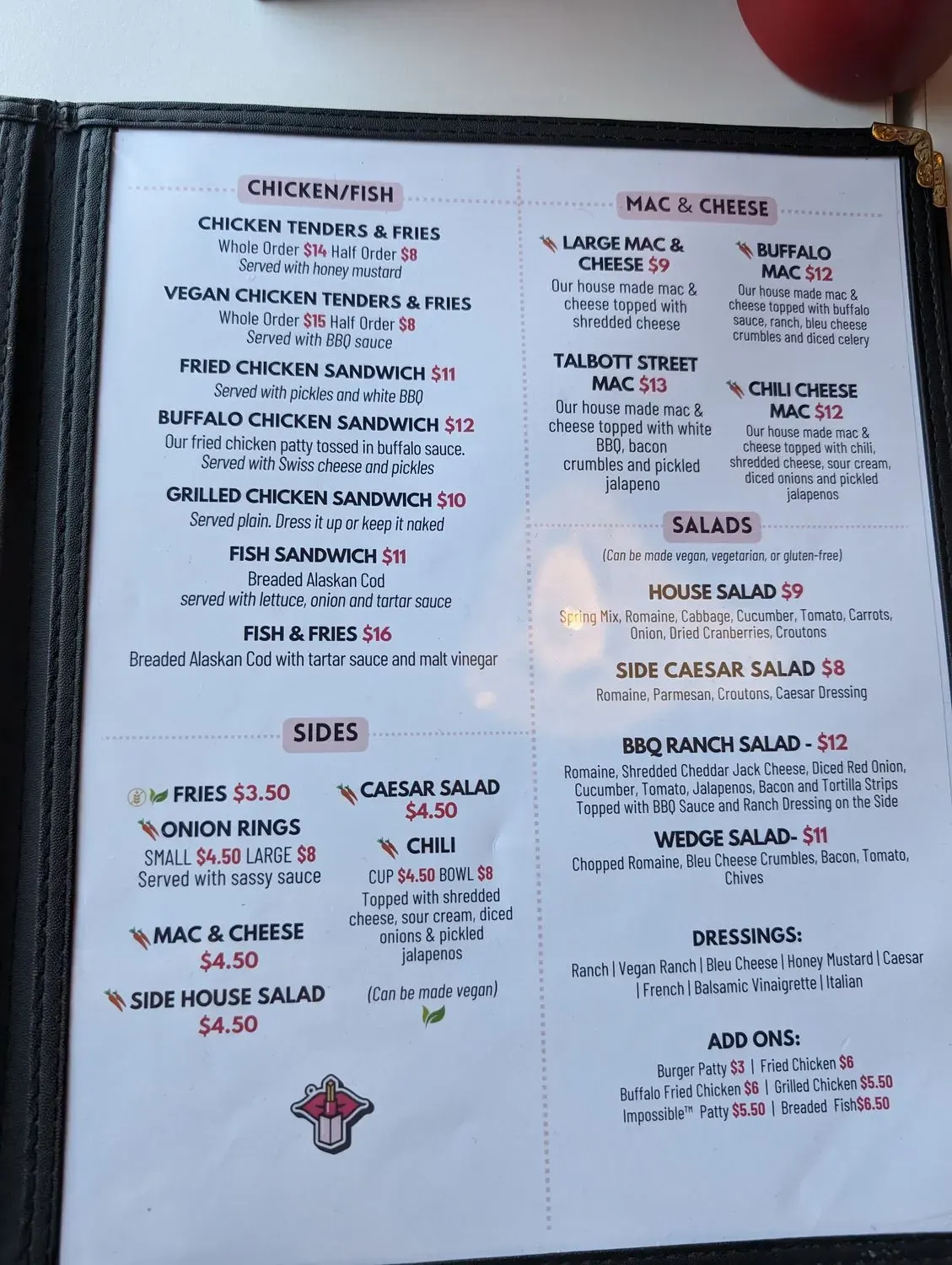 Menu 3