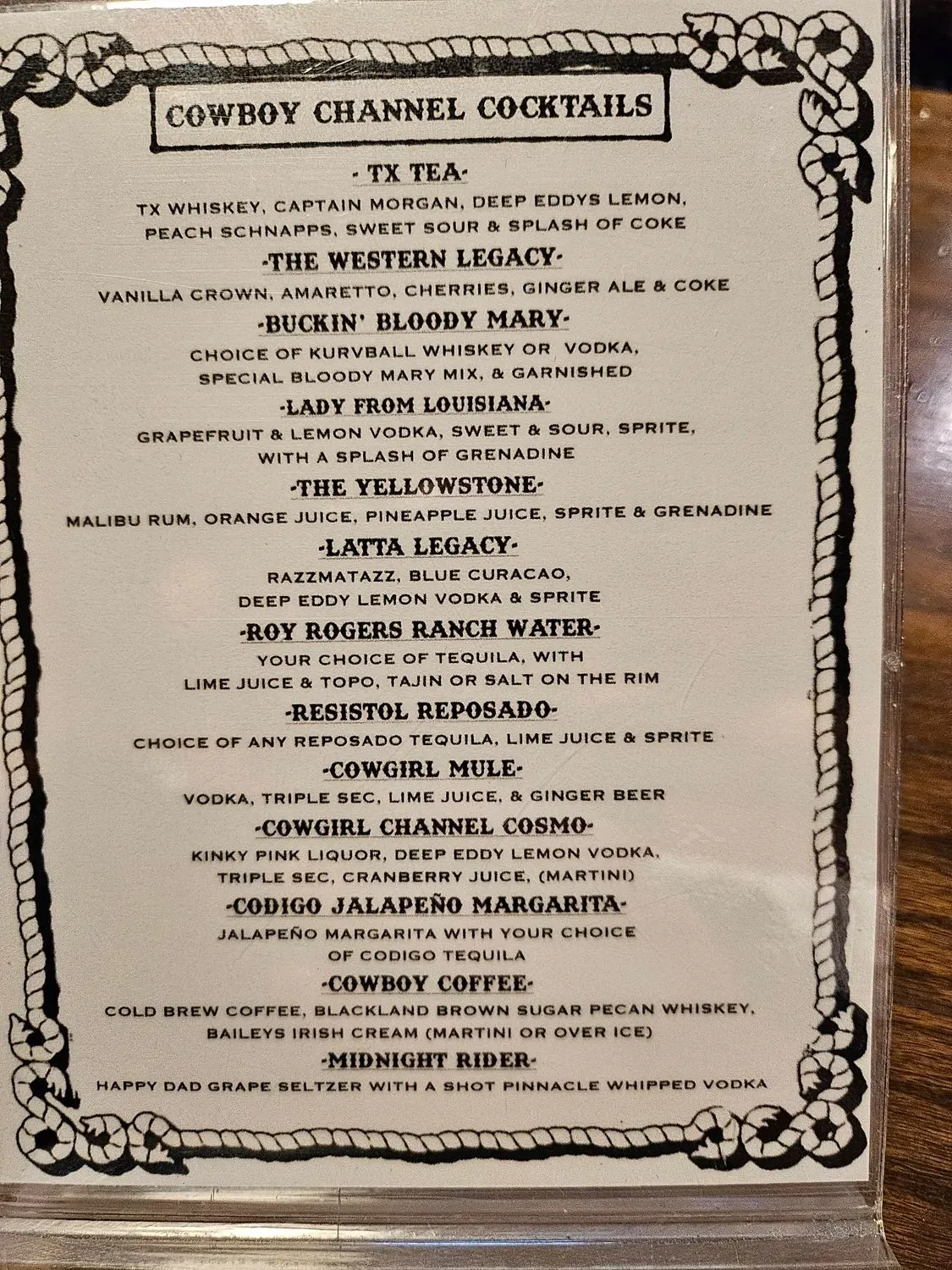 Menu 6