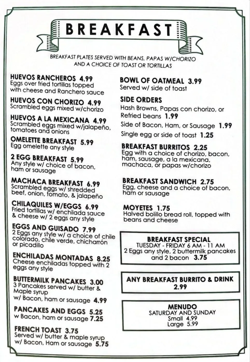 Menu 4