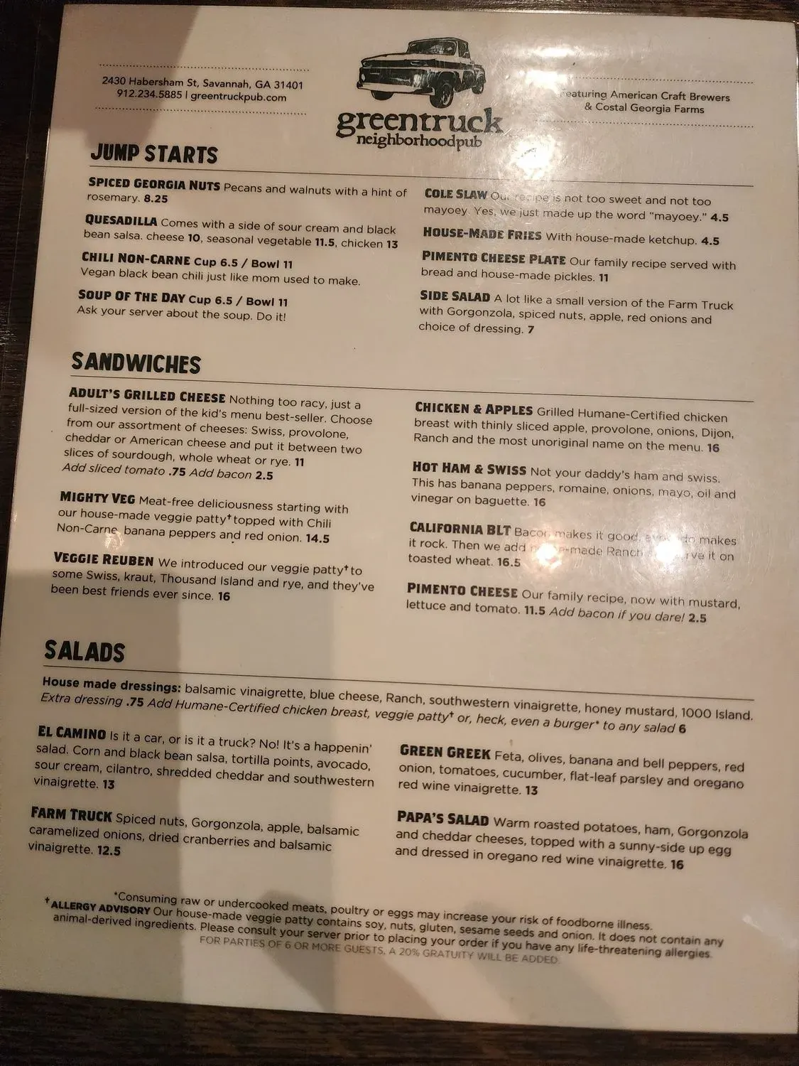 Menu 5