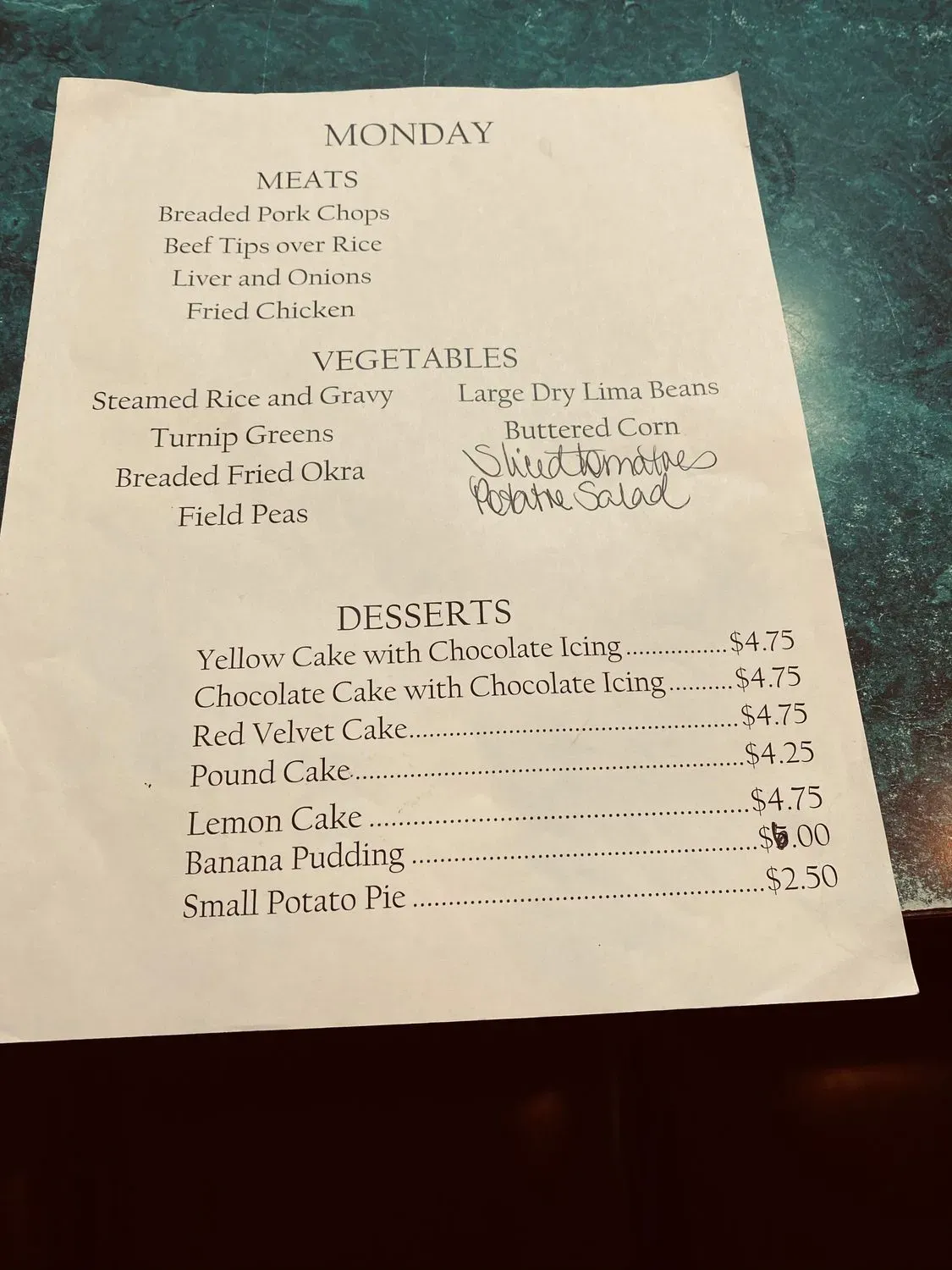 Menu 2