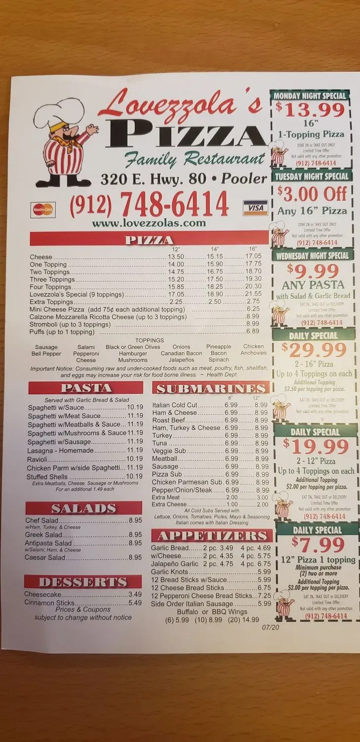 Menu 6