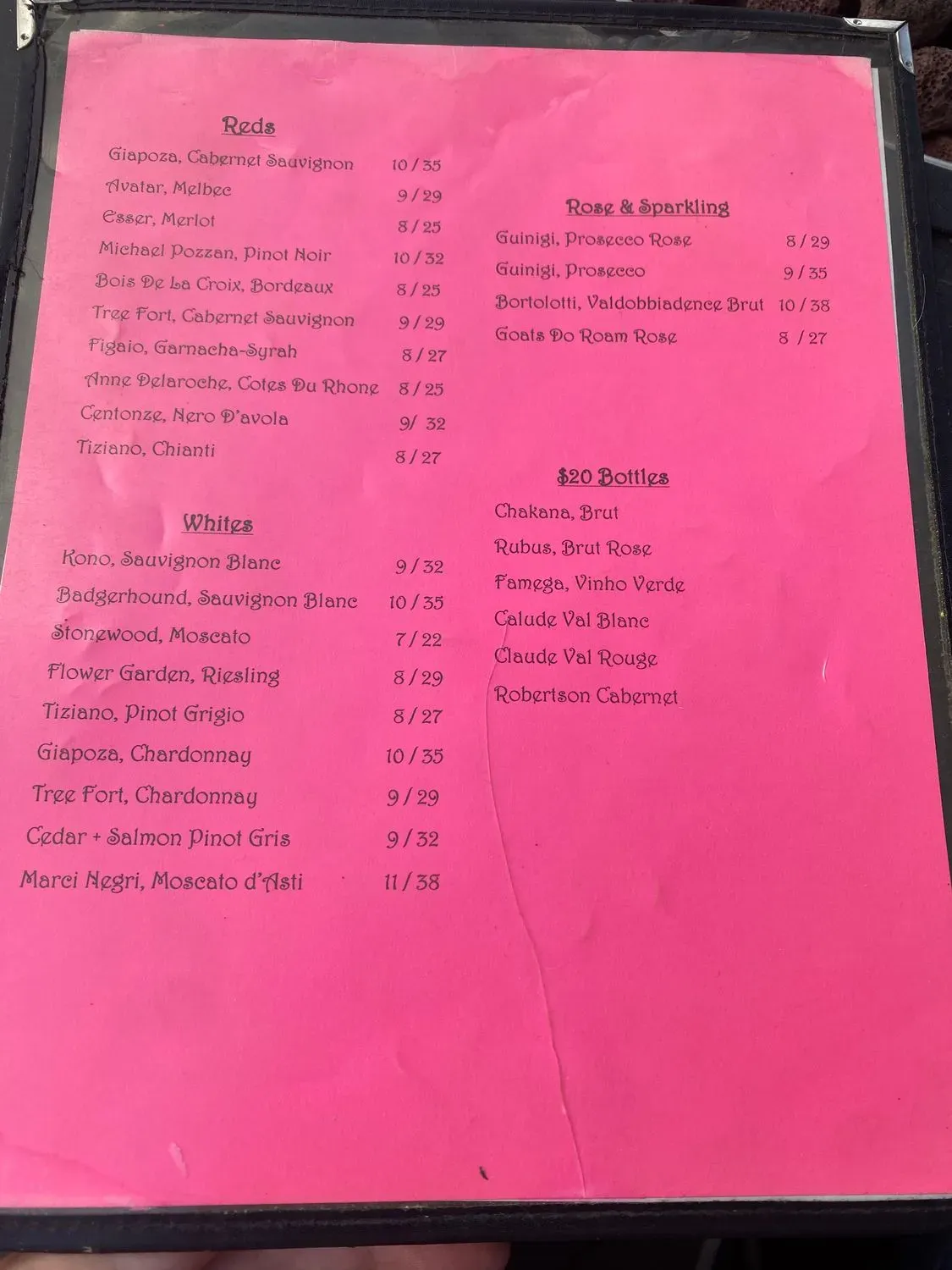 Menu 4