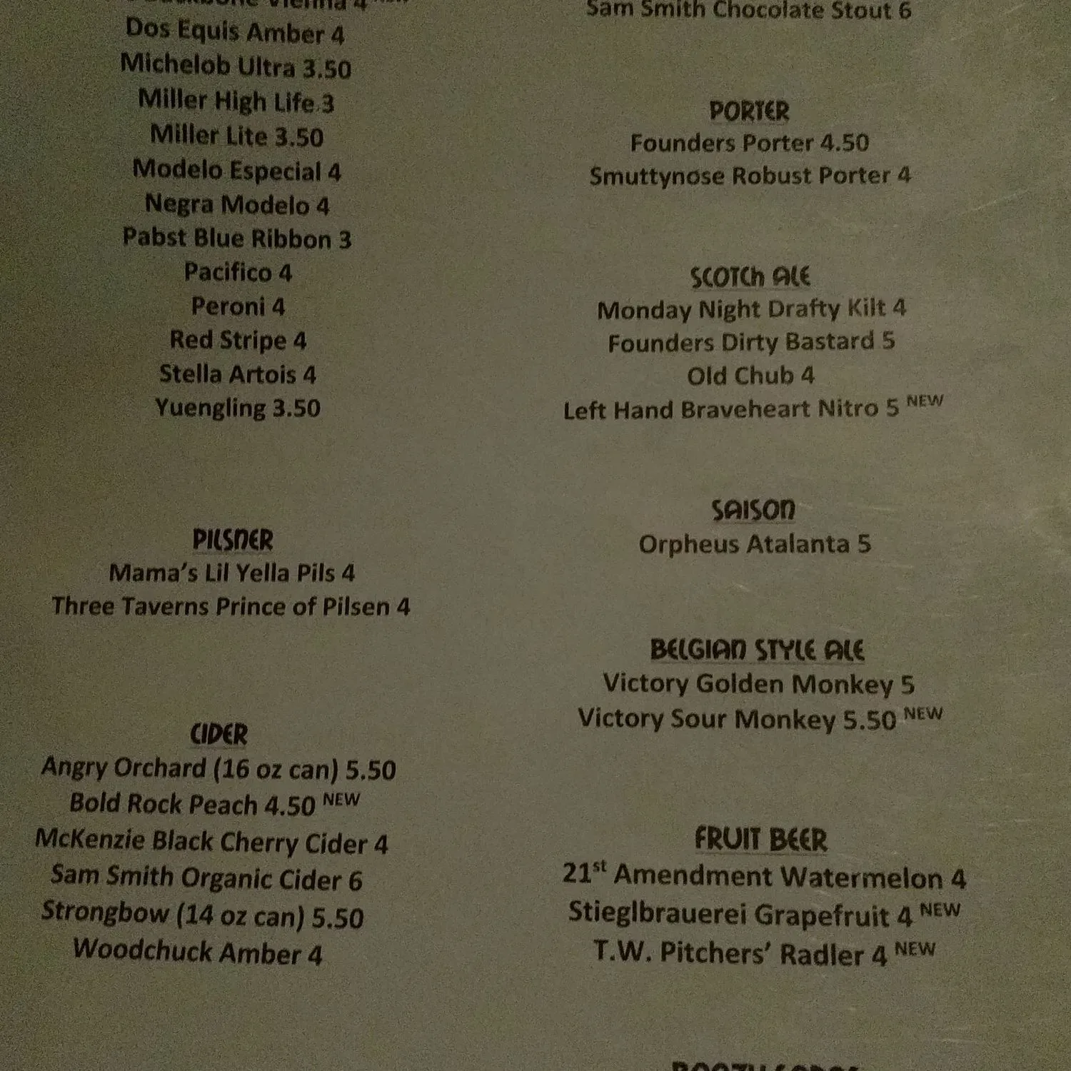 Menu 3