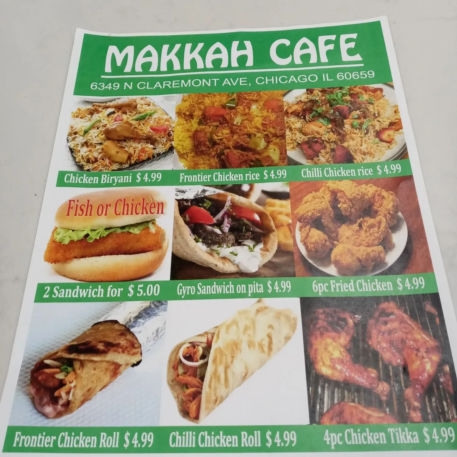 Menu 2