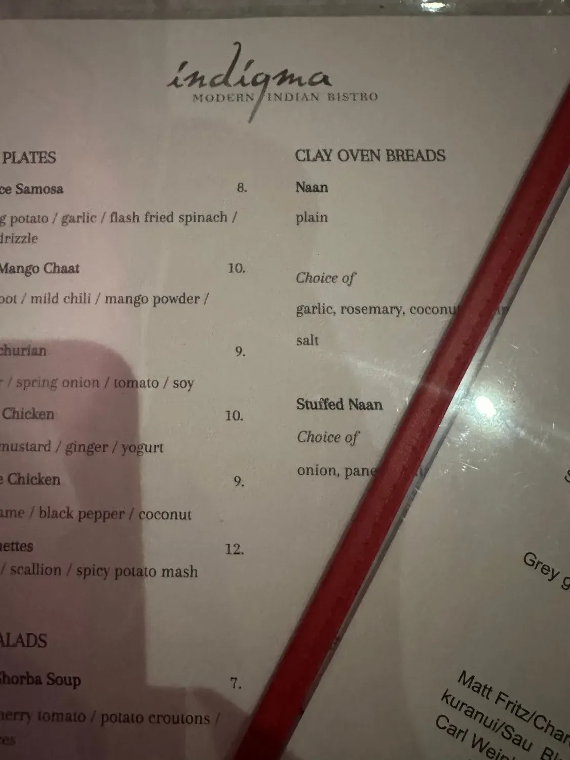 Menu 4