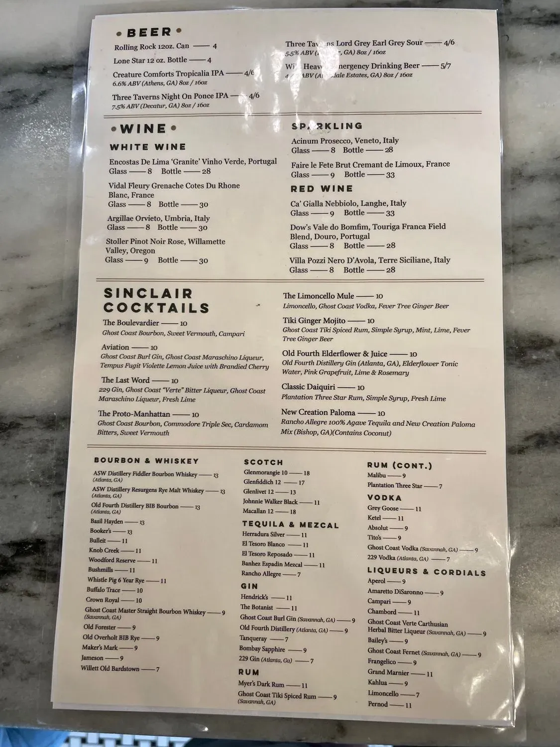 Menu 4