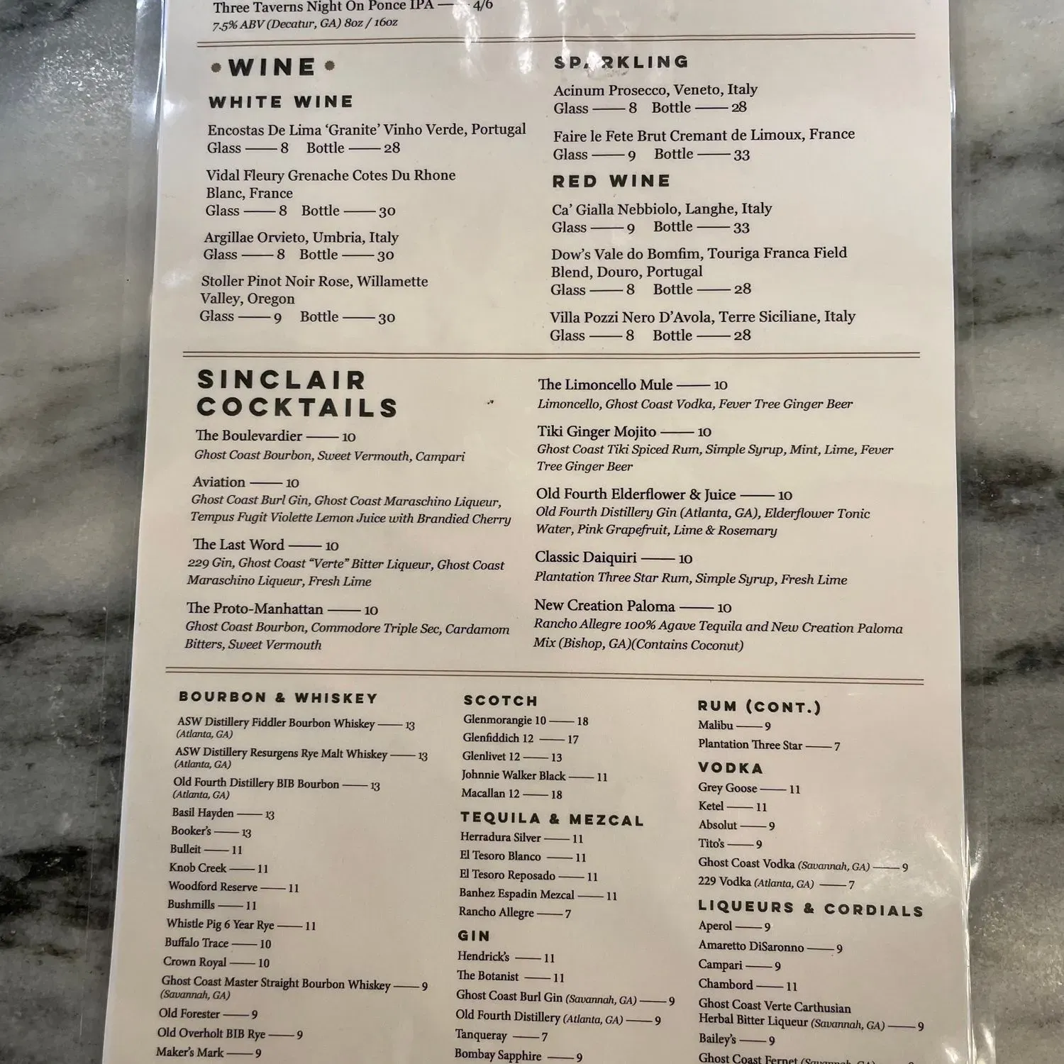 Menu 3