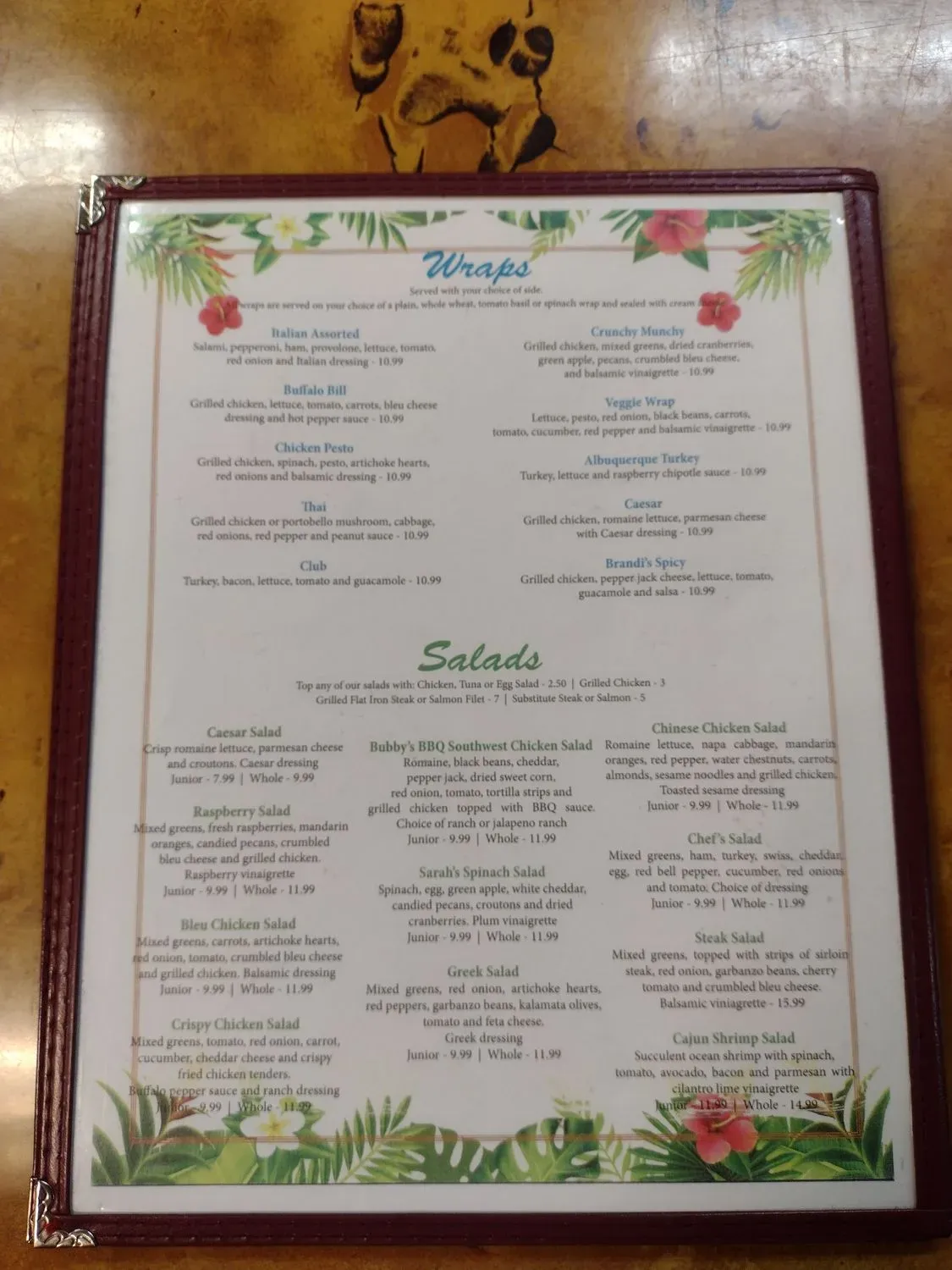 Menu 4