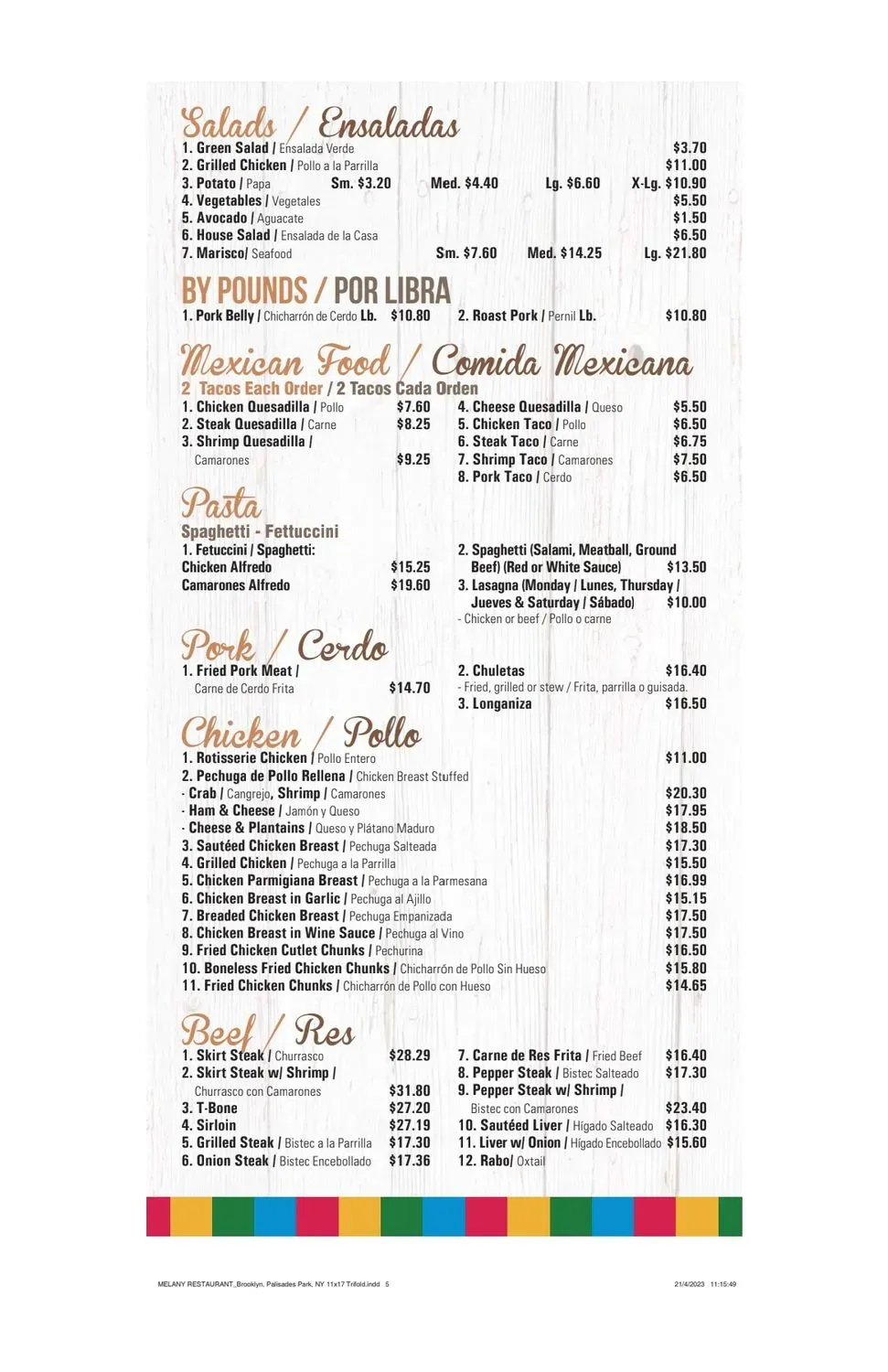 Menu 2