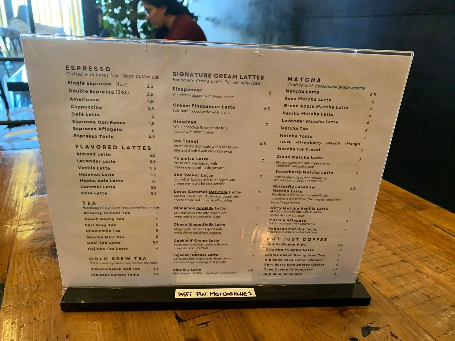 Menu 6