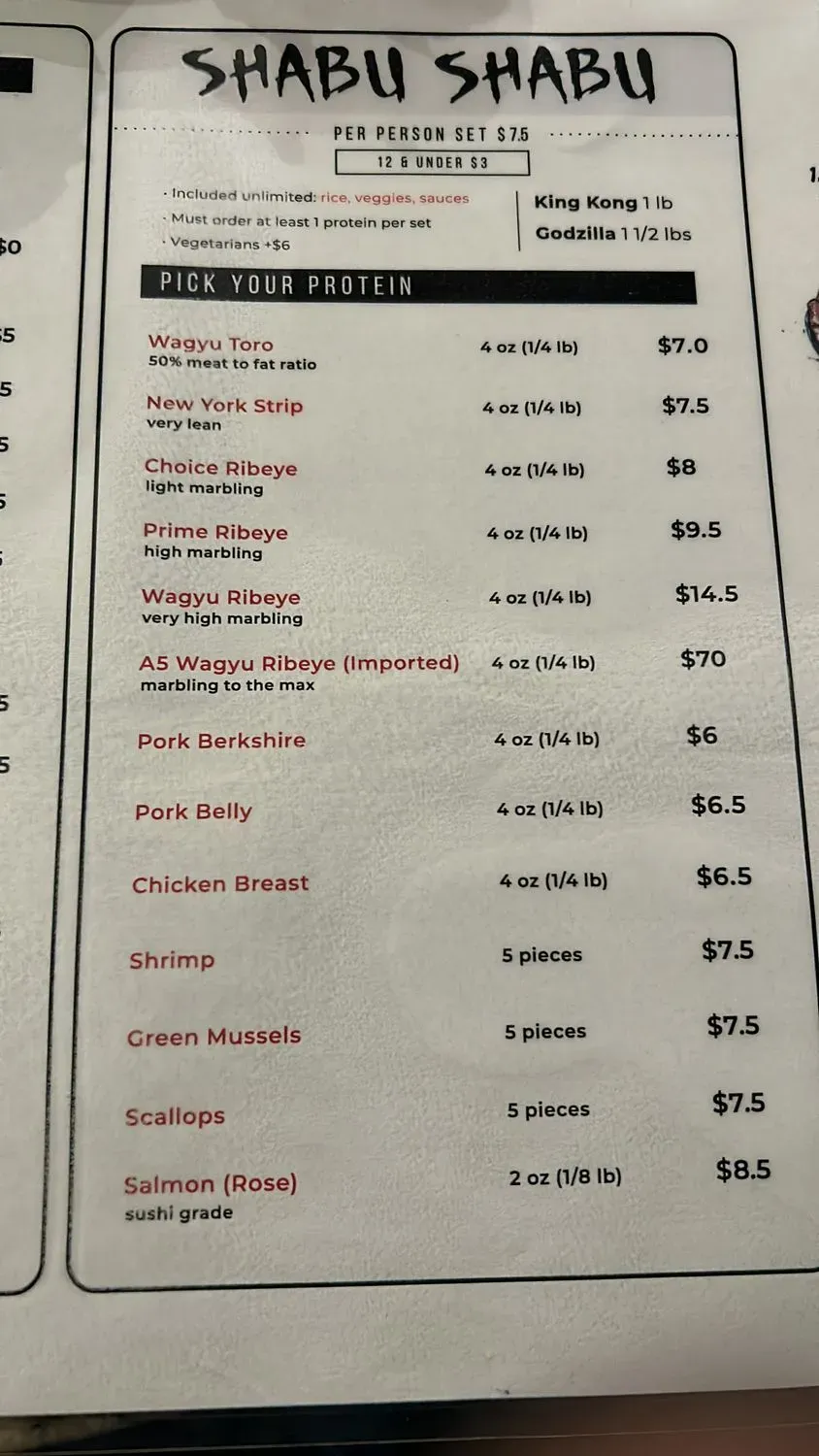 Menu 6