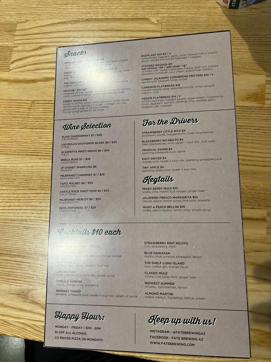 Menu 6