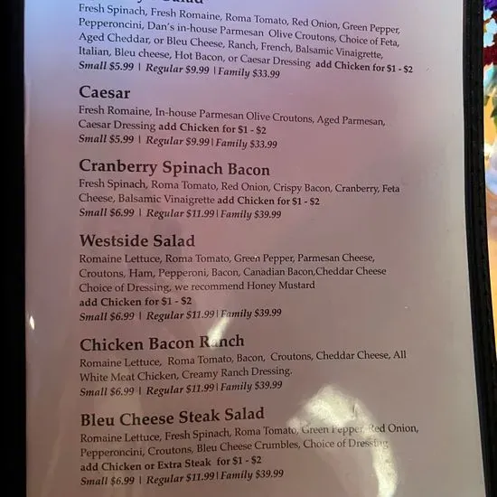 Menu 3