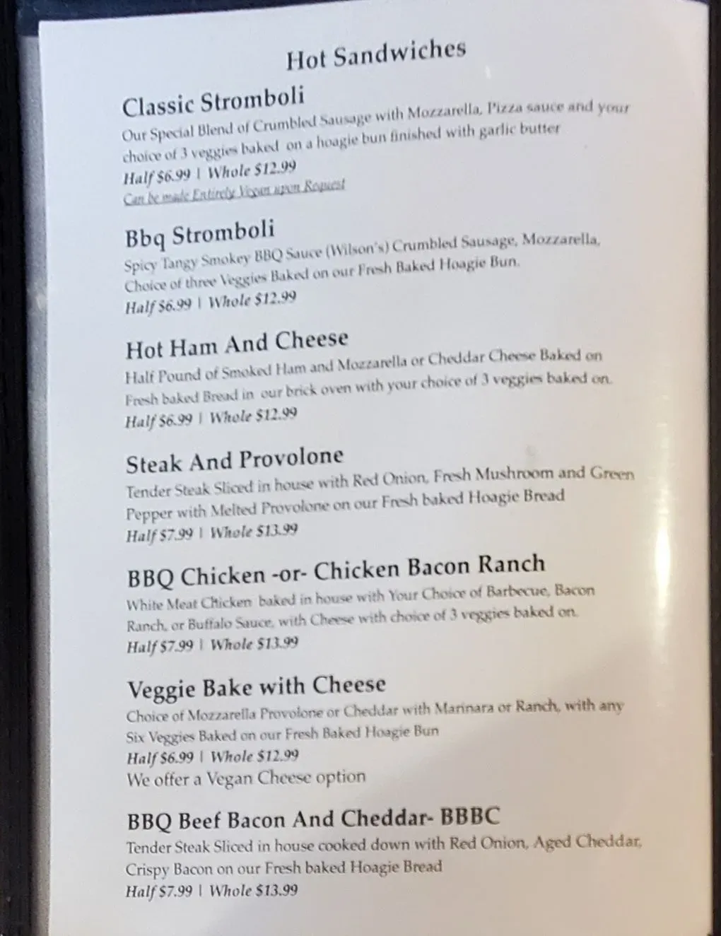 Menu 4