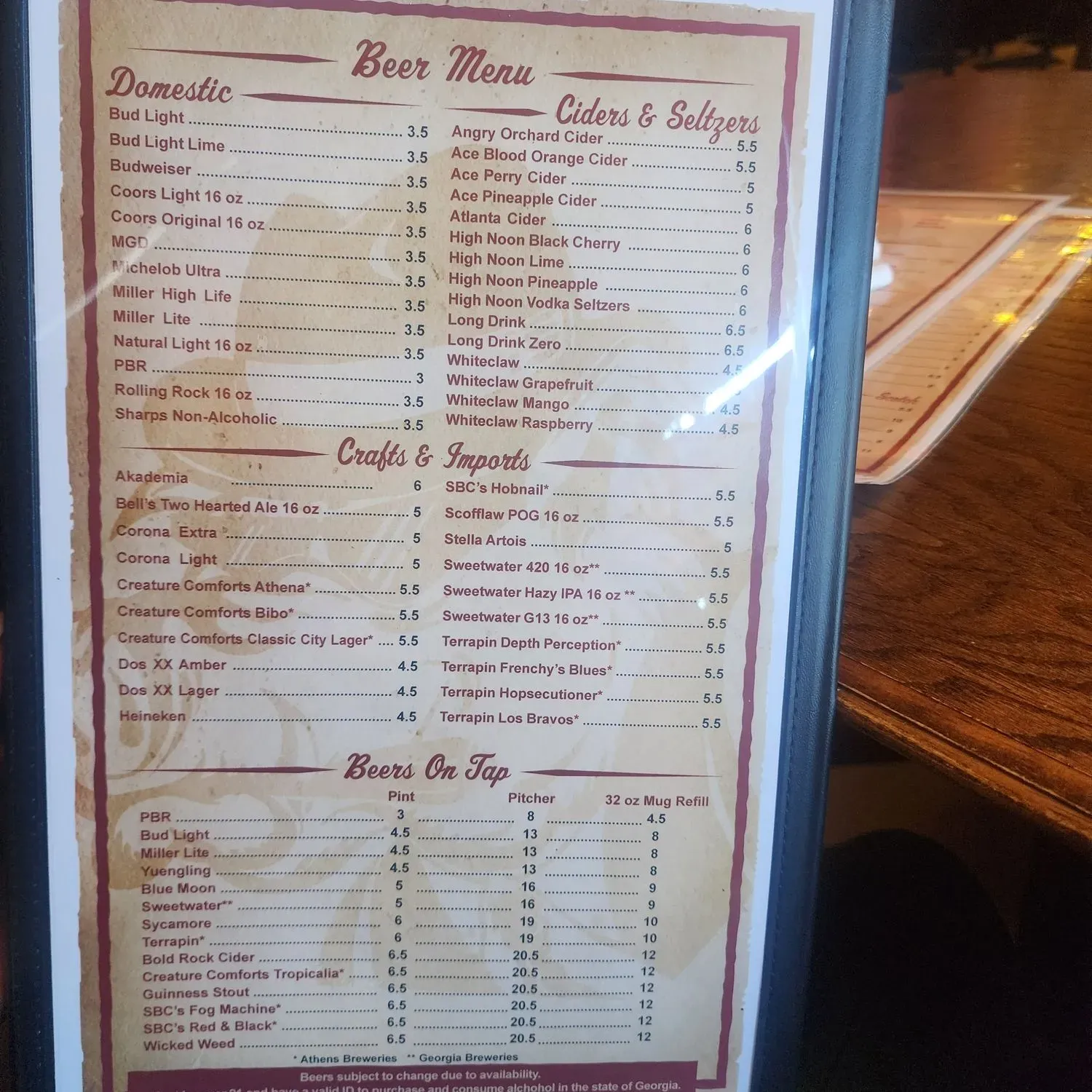 Menu 3