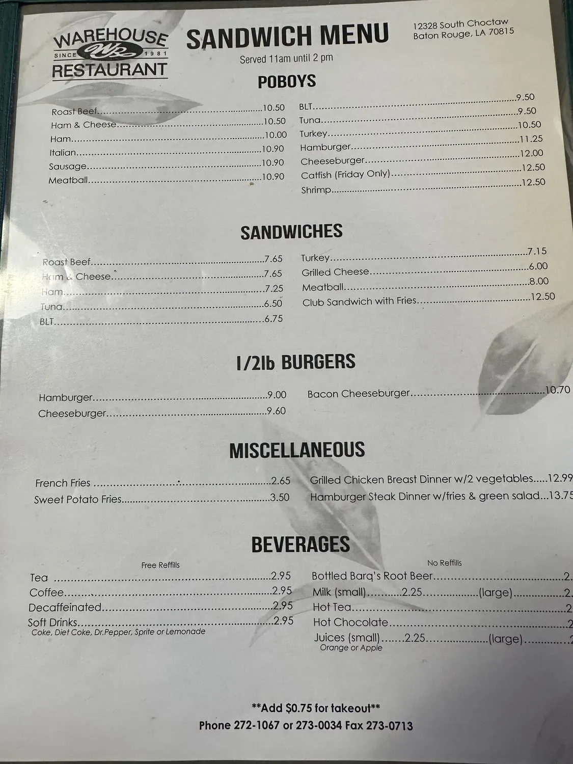 Menu 2