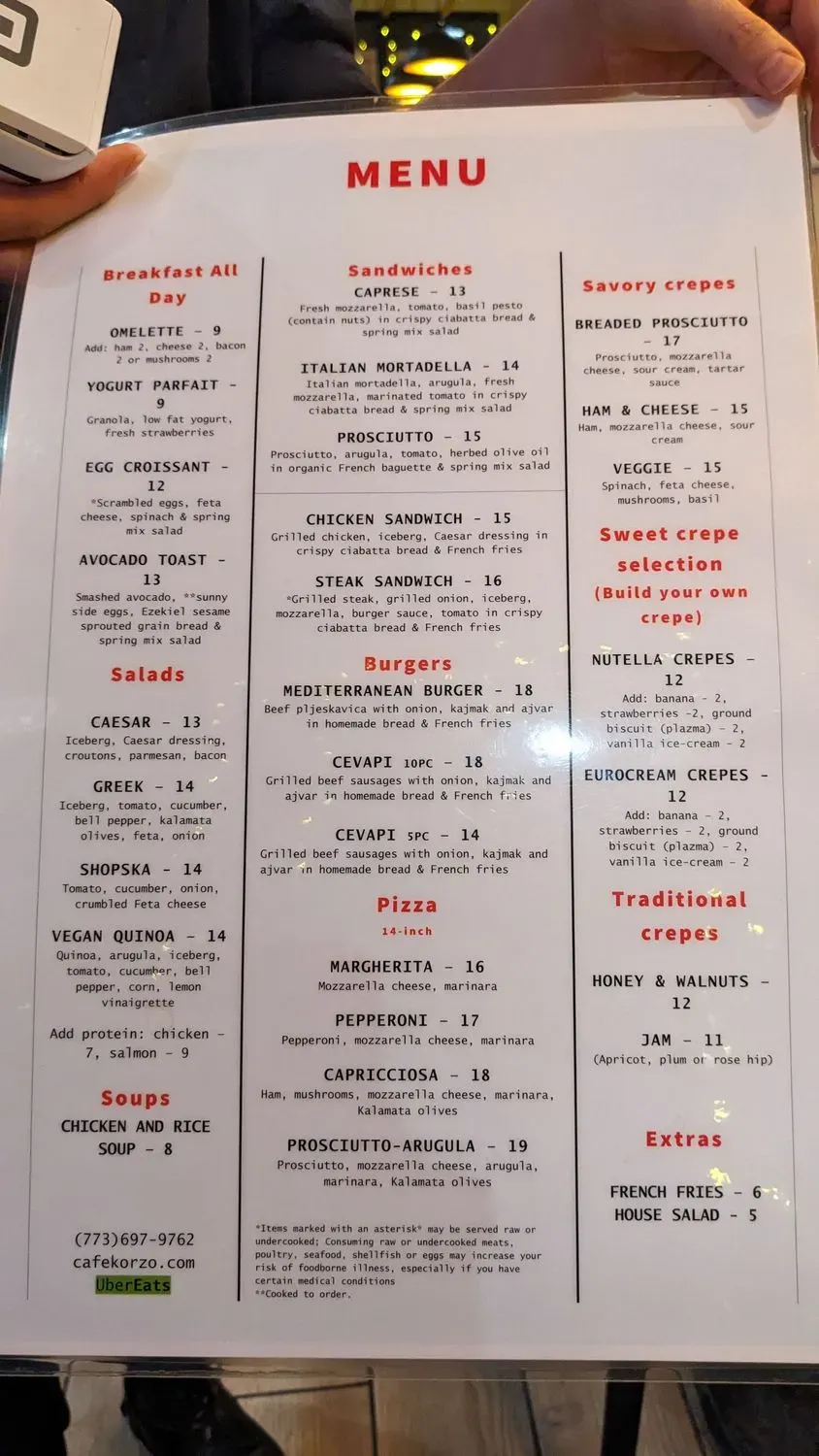 Menu 3