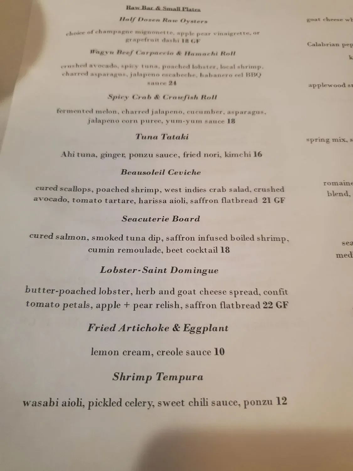 Menu 4