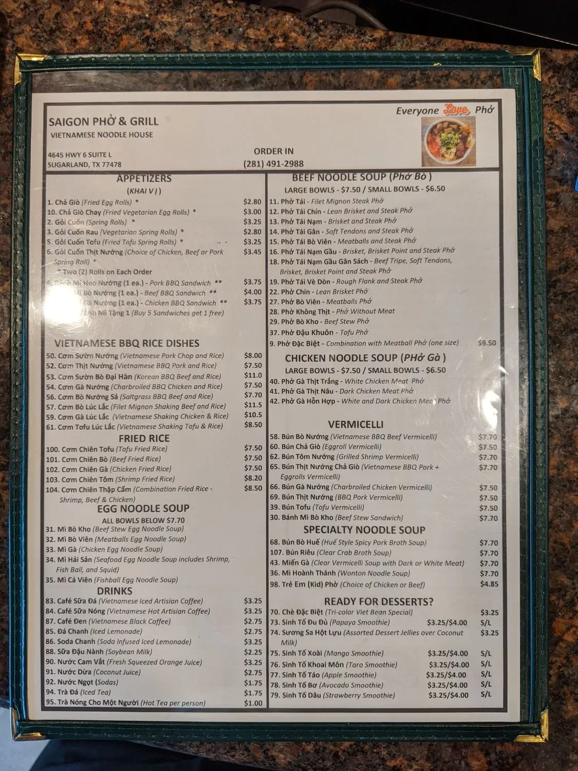 Menu 4