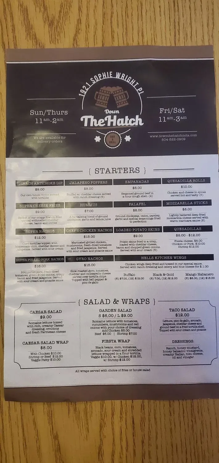 Menu 4