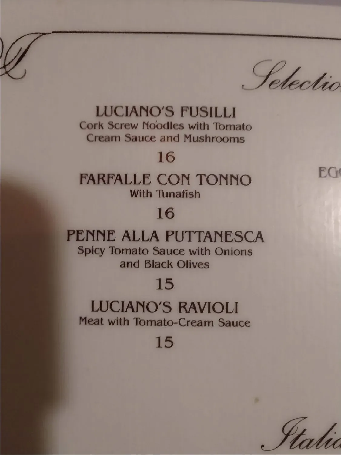 Menu 4