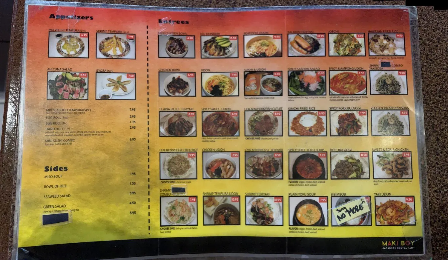 Menu 6