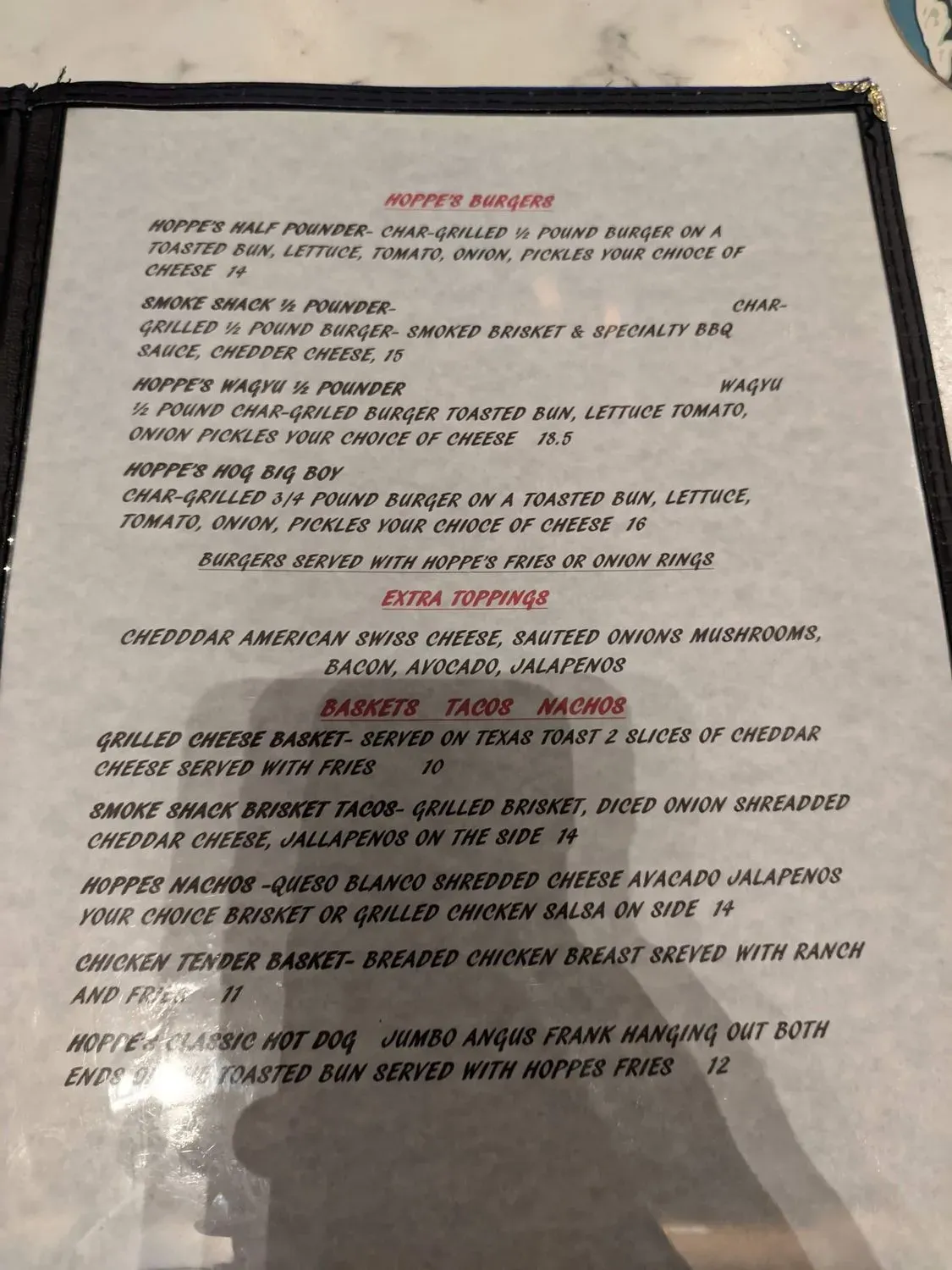 Menu 4