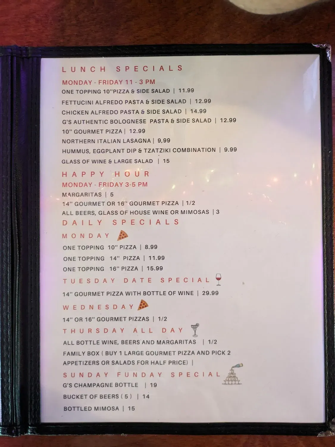 Menu 6