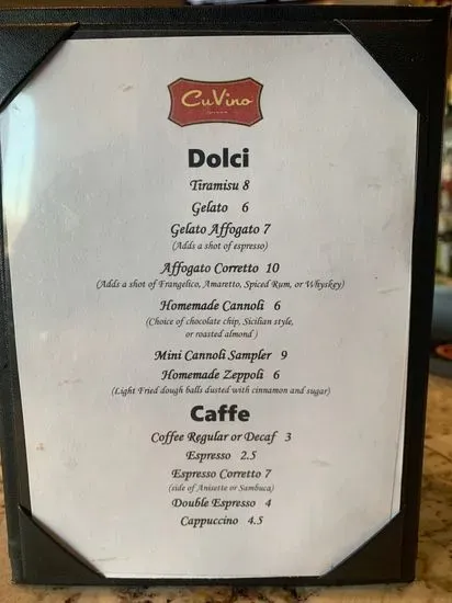 Menu 5