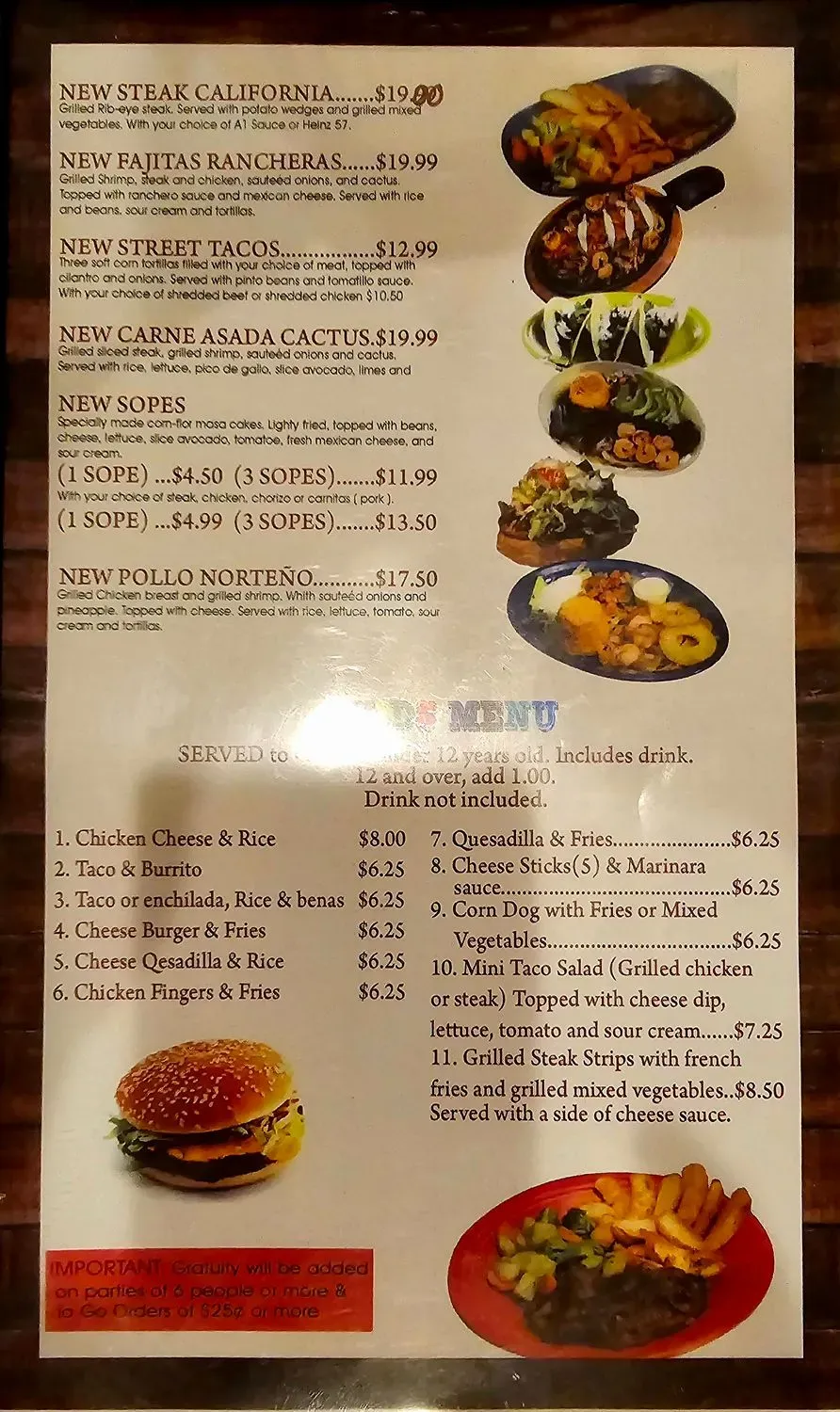 Menu 5